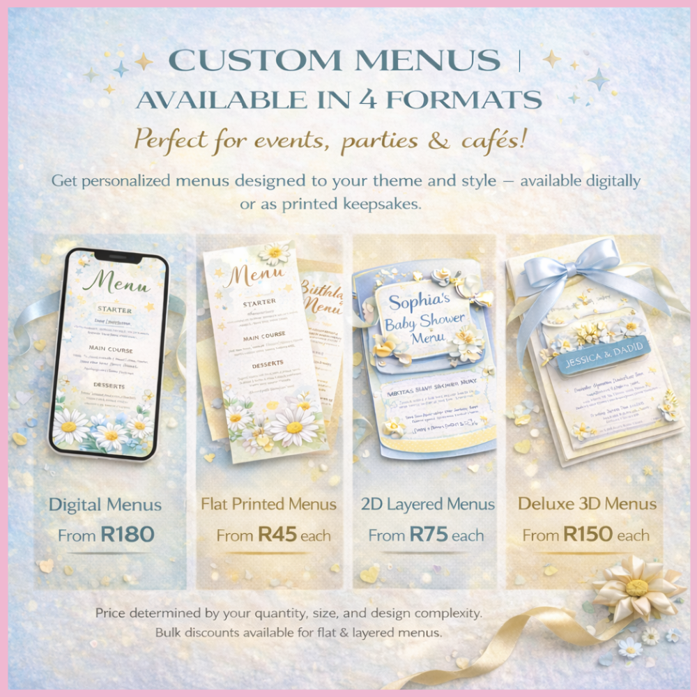 Custom Menus