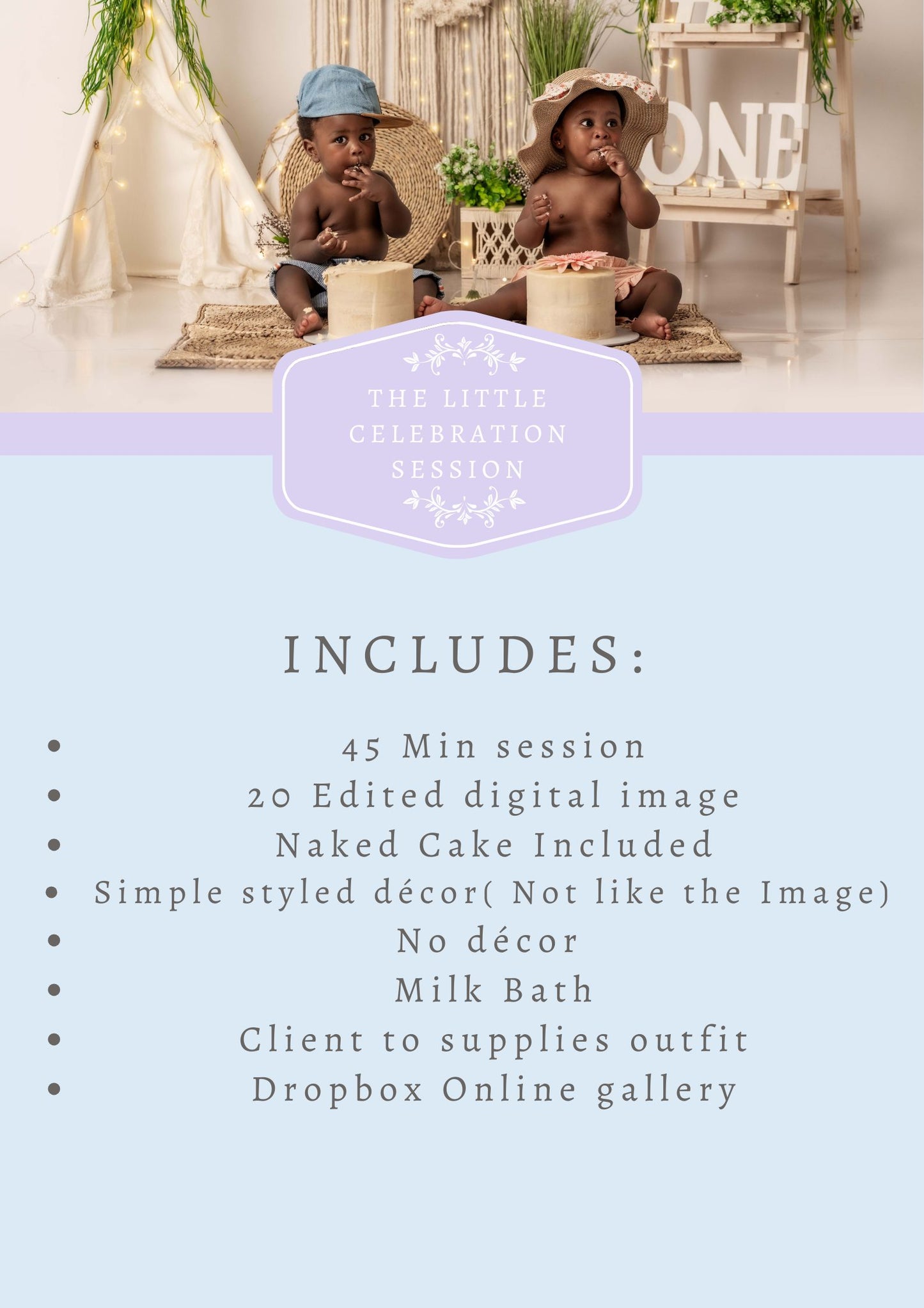 Cake Smash Photography